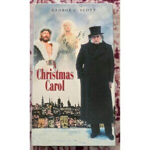 A Christmas Carol 1995 (VHS 2001) George C Scott Charles Dickens Christmas Movie